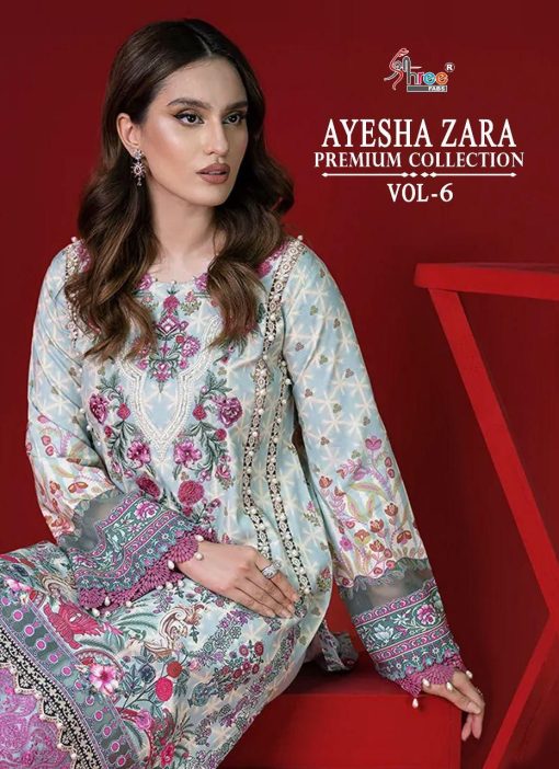 Shree Fabs Ayesha Zara Premium Collection Vol 6 Cotton Chiffon Salwar Suit Catalog 6 Pcs 1 510x702 - Shree Fabs Ayesha Zara Premium Collection Vol 6 Cotton Chiffon Salwar Suit Catalog 6 Pcs