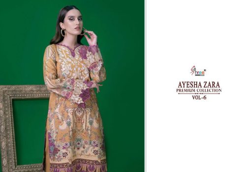 Shree Fabs Ayesha Zara Premium Collection Vol 6 Cotton Chiffon Salwar Suit Catalog 6 Pcs 7 510x351 - Shree Fabs Ayesha Zara Premium Collection Vol 6 Cotton Chiffon Salwar Suit Catalog 6 Pcs
