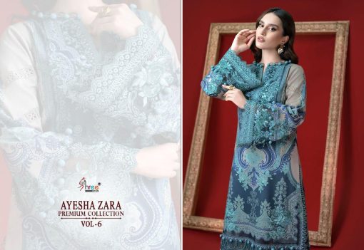 Shree Fabs Ayesha Zara Premium Collection Vol 6 Cotton Chiffon Salwar Suit Catalog 6 Pcs 9 510x351 - Shree Fabs Ayesha Zara Premium Collection Vol 6 Cotton Chiffon Salwar Suit Catalog 6 Pcs