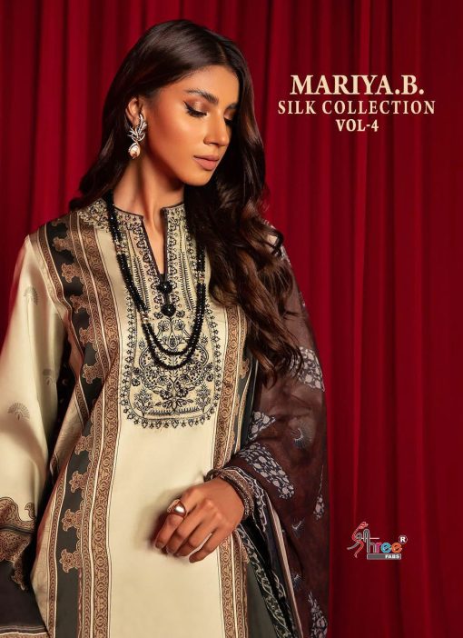 Shree Fabs Maria B Silk Collection Vol 4 Satin Salwar Suit Catalog 4 Pcs 1 510x702 - Shree Fabs Maria B Silk Collection Vol 4 Satin Salwar Suit Catalog 4 Pcs