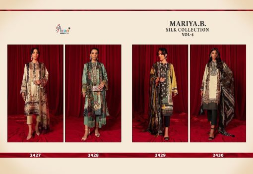 Shree Fabs Maria B Silk Collection Vol 4 Satin Salwar Suit Catalog 4 Pcs 10 510x351 - Shree Fabs Maria B Silk Collection Vol 4 Satin Salwar Suit Catalog 4 Pcs