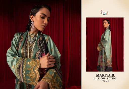 Shree Fabs Maria B Silk Collection Vol 4 Satin Salwar Suit Catalog 4 Pcs 3 510x351 - Shree Fabs Maria B Silk Collection Vol 4 Satin Salwar Suit Catalog 4 Pcs