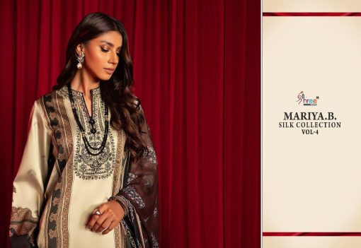 Shree Fabs Maria B Silk Collection Vol 4 Satin Salwar Suit Catalog 4 Pcs 8 510x351 - Shree Fabs Maria B Silk Collection Vol 4 Satin Salwar Suit Catalog 4 Pcs