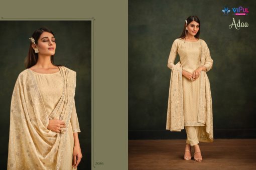 Vipul Adaa Organza Salwar Suit Catalog 6 Pcs 11 510x340 - Vipul Adaa Organza Salwar Suit Catalog 6 Pcs