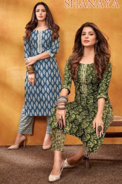 Balaji Cotton Shanaya Kurti with Pant Catalog 8 Pcs