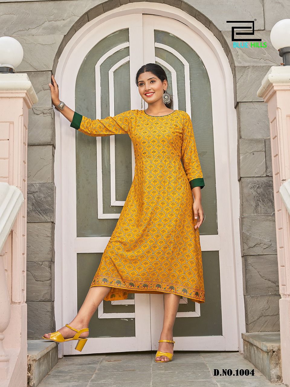 TITLI Rayon Silk With Beautiful Designer Hand Work And Silai Pattern Kurtis  at Rs 421 | Ladies Silk Kurti in Surat | ID: 21852593397
