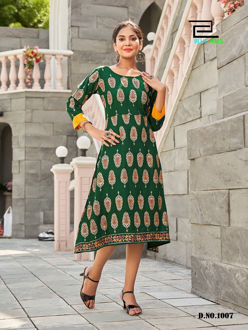 Multicolored Straight Kurti Design - My Shop Store