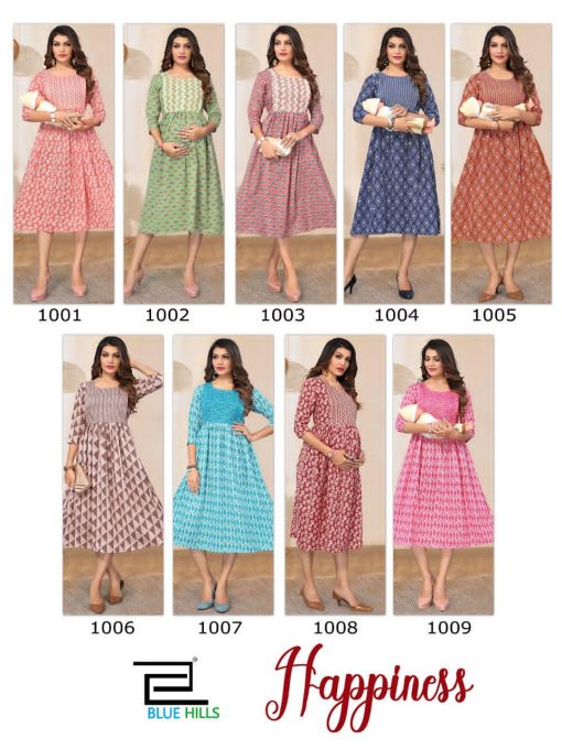 Blue Hills Happiness Feeding Kurti Catalog 9 Pcs 11 510x680 - Blue Hills Happiness Feeding Kurti Catalog 9 Pcs