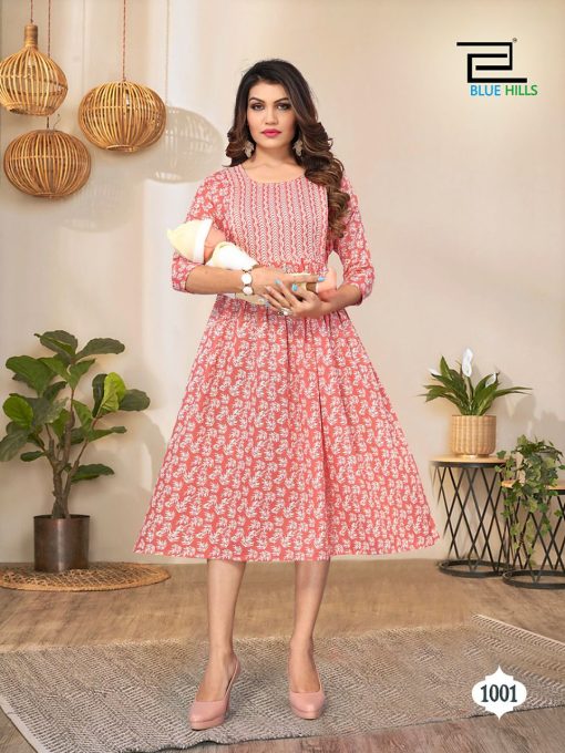 Blue Hills Happiness Feeding Kurti Catalog 9 Pcs 4 510x680 - Blue Hills Happiness Feeding Kurti Catalog 9 Pcs