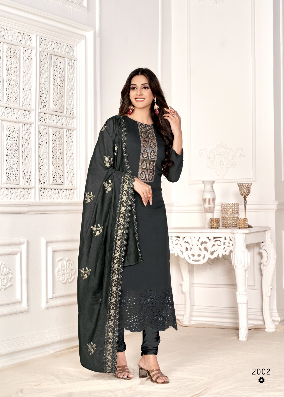 Tussar Silk Salwar Suit sets | Draping fashion, India clothes, Neck designs  for suits