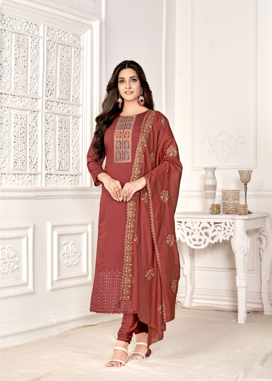 Update more than 90 pattu salwar suits latest