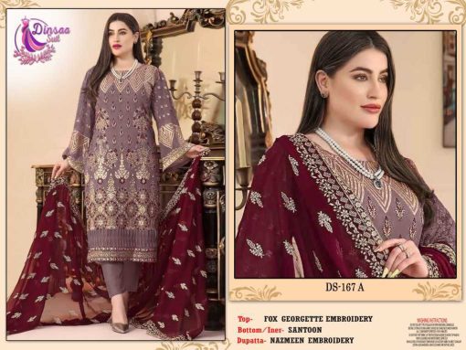 Dinsaa DS 167 Georgette Salwar Suit Catalog 4 Pcs 1 510x383 - Dinsaa DS 167 Georgette Salwar Suit Catalog 4 Pcs