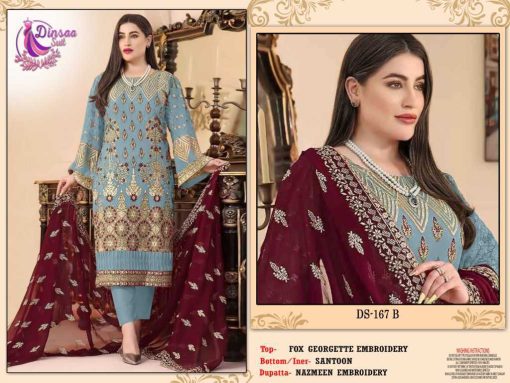 Dinsaa DS 167 Georgette Salwar Suit Catalog 4 Pcs 4 510x383 - Dinsaa DS 167 Georgette Salwar Suit Catalog 4 Pcs