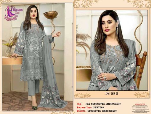 Dinsaa DS 168 Georgette Salwar Suit Catalog 4 Pcs 1 510x383 - Dinsaa DS 168 Georgette Salwar Suit Catalog 4 Pcs