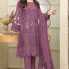 Dinsaa DS 168 Georgette Salwar Suit Catalog 4 Pcs