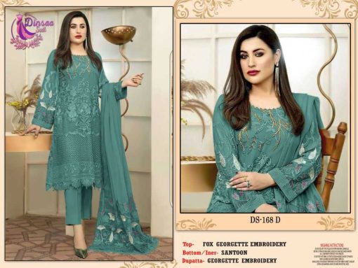 Dinsaa DS 168 Georgette Salwar Suit Catalog 4 Pcs 4 510x383 - Dinsaa DS 168 Georgette Salwar Suit Catalog 4 Pcs