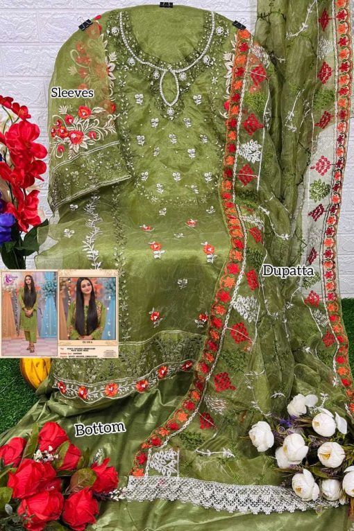 Dinsaa DS 169 Organza Salwar Suit Catalog 2 Pcs 3 510x766 - Dinsaa DS 169 Organza Salwar Suit Catalog 2 Pcs