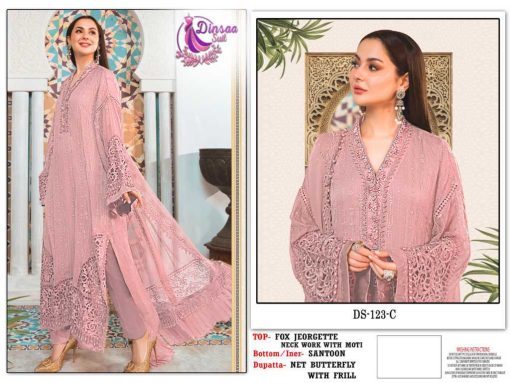 Dinsaa Ds 123 Georgette Salwar Suit Catalog 3 Pcs 1 510x383 - Dinsaa Ds 123 Georgette Salwar Suit Catalog 3 Pcs