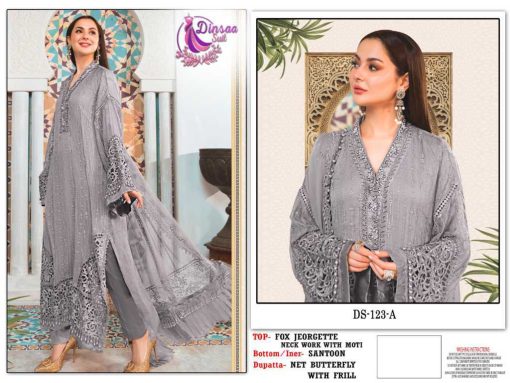 Dinsaa Ds 123 Georgette Salwar Suit Catalog 3 Pcs 2 510x383 - Dinsaa Ds 123 Georgette Salwar Suit Catalog 3 Pcs