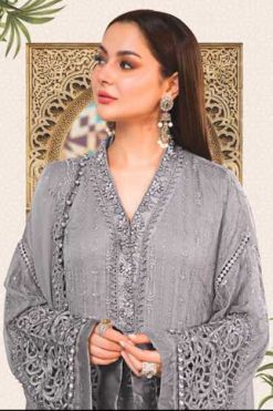 Dinsaa Ds 123 Georgette Salwar Suit Catalog 3 Pcs