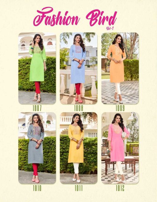 Diya Trends Fashion Bird Vol 1 by Kajal Style Rayon Kurti Catalog 12 Pcs 15 510x655 - Diya Trends Fashion Bird Vol 1 by Kajal Style Rayon Kurti Catalog 12 Pcs