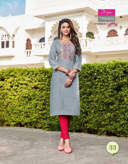 Diya Trends Fashion Bird Vol 1 by Kajal Style Rayon Kurti Catalog 12 Pcs 2 510x655 - Diya Trends Fashion Bird Vol 1 by Kajal Style Rayon Kurti Catalog 12 Pcs