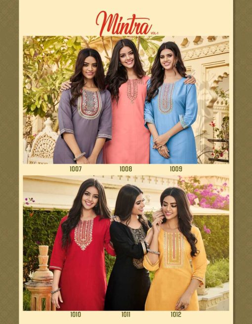 Diya Trends Mintra Vol 1 by Kajal Style Rayon Kurti with Pant Catalog 12 Pcs 23 510x655 - Diya Trends Mintra Vol 1 by Kajal Style Rayon Kurti with Pant Catalog 12 Pcs