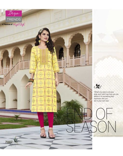 Diya Trends Victoria Vol 7 by Kajal Style Rayon Kurti Catalog 14 Pcs 10 510x646 - Diya Trends Victoria Vol 7 by Kajal Style Rayon Kurti Catalog 14 Pcs