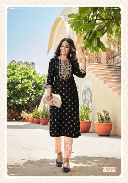 Kajal Style Fashion Label Vol 10 Rayon Kurti with Palazzo Sharara Pant Catalog 10 Pcs 15 510x725 - Kajal Style Fashion Label Vol 10 Rayon Kurti with Palazzo Sharara Pant Catalog 10 Pcs