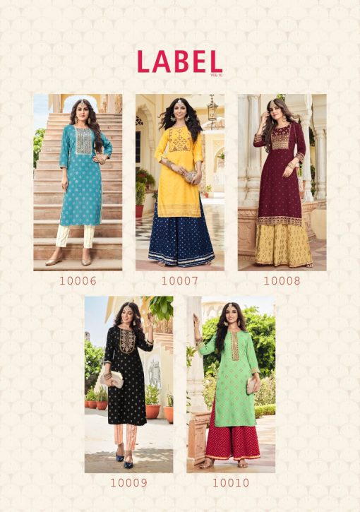 Kajal Style Fashion Label Vol 10 Rayon Kurti with Palazzo Sharara Pant Catalog 10 Pcs 20 510x725 - Kajal Style Fashion Label Vol 10 Rayon Kurti with Palazzo Sharara Pant Catalog 10 Pcs