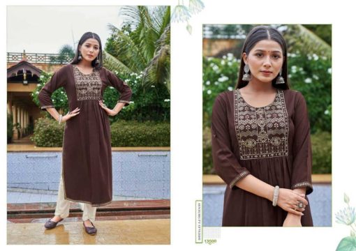 Kalaroop Carbon by Kajree Rayon Kurti Catalog 6 Pcs 5 510x360 - Kalaroop Carbon by Kajree Rayon Kurti Catalog 6 Pcs