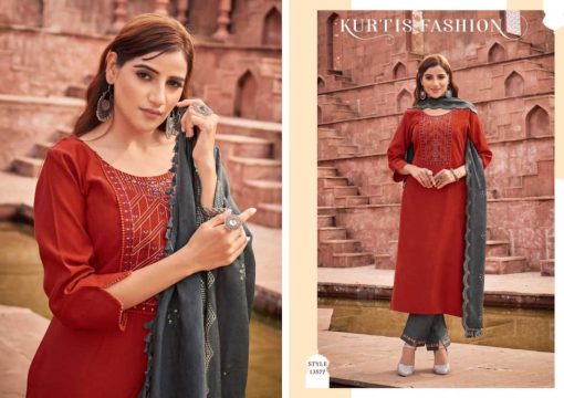 Kivi Zubeda by Kajree Silk Kurti with Dupatta Bottom Catalog 6 Pcs 7 510x360 - Kivi Zubeda by Kajree Silk Kurti with Dupatta Bottom Catalog 6 Pcs