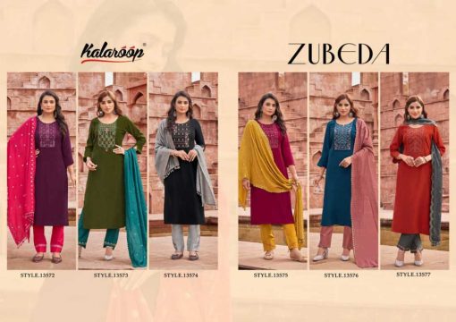 Kivi Zubeda by Kajree Silk Kurti with Dupatta Bottom Catalog 6 Pcs 8 510x360 - Kivi Zubeda by Kajree Silk Kurti with Dupatta Bottom Catalog 6 Pcs