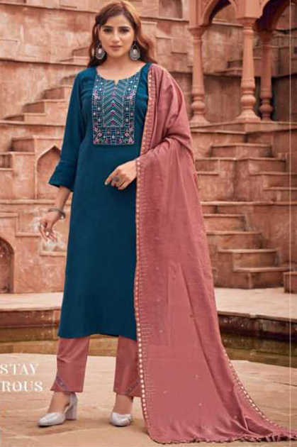 GEORGETTE MAROON ANARKALI KURTI WITH DUPATTA