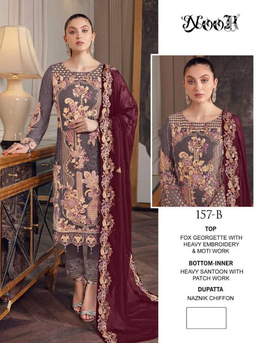 Noor DN 157 Georgette Salwar Suit Catalog 4 Pcs 3 510x680 - Noor DN 157 Georgette Salwar Suit Catalog 4 Pcs