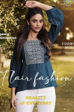 Passion Tree Flair Fashion Vol 1 Tops Cotton Catalog 6 Pcs