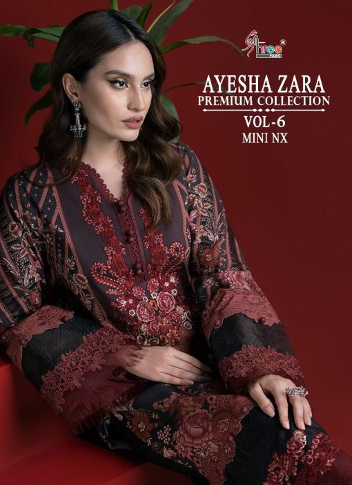 Shree Fabs Ayesha Zara Premium Collection Vol 6 Mini NX Cotton Chiffon Salwar Suit Catalog 2 Pcs 1 510x702 - Shree Fabs Ayesha Zara Premium Collection Vol 6 Mini NX Cotton Chiffon Salwar Suit Catalog 2 Pcs