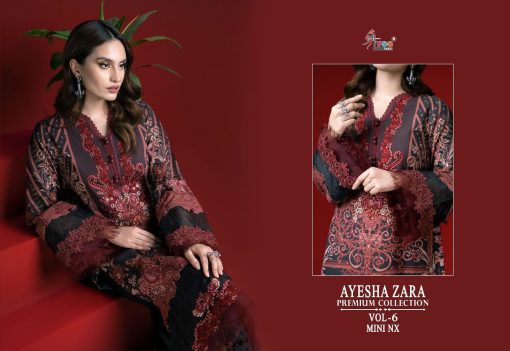 Shree Fabs Ayesha Zara Premium Collection Vol 6 Mini NX Cotton Chiffon Salwar Suit Catalog 2 Pcs 3 510x351 - Shree Fabs Ayesha Zara Premium Collection Vol 6 Mini NX Cotton Chiffon Salwar Suit Catalog 2 Pcs