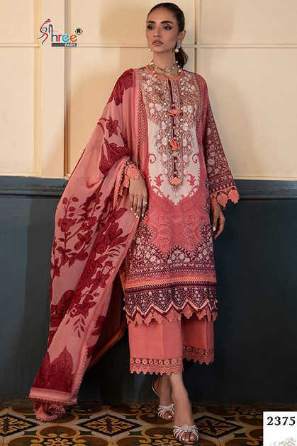 Shree Fabs Sana Safinaz Muzlin Collection Vol 9 Mini NX Chiffon Cotton Salwar Suit Catalog 2 Pcs