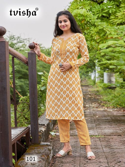 Tvisha Raashee Kurti with Pant Cotton Catalog 8 Pcs 1 510x680 - Tvisha Raashee Kurti with Pant Cotton Catalog 8 Pcs