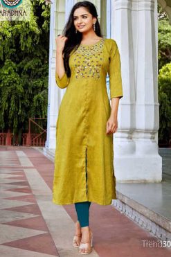 Aradhna Fashion Trend Vol 3 Rayon Kurti Catalog 8 Pcs