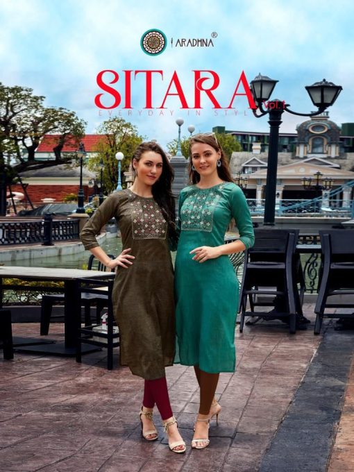 Aradhna Sitara Vol 1 Cotton Kurti Catalog 6 Pcs 1 510x680 - Aradhna Sitara Vol 1 Cotton Kurti Catalog 6 Pcs