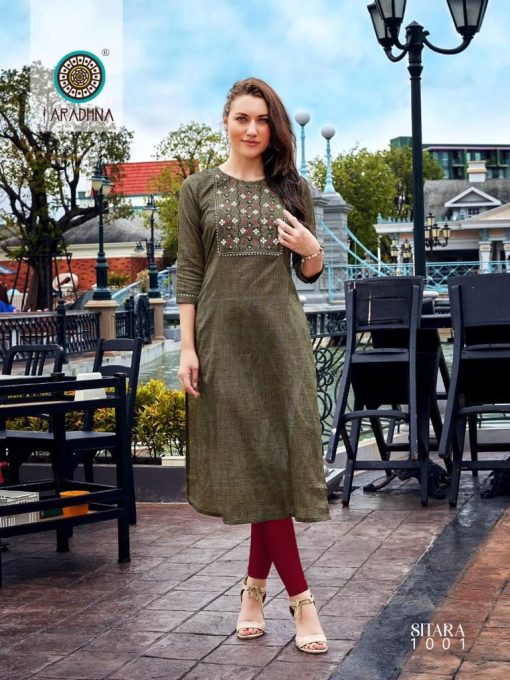 Aradhna Sitara Vol 1 Cotton Kurti Catalog 6 Pcs 4 510x680 - Aradhna Sitara Vol 1 Cotton Kurti Catalog 6 Pcs