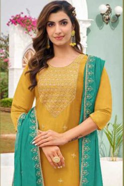 Artio Miraki by Kapil Trendz Cotton Silk Readymade Salwar Suit Catalog 6 Pcs