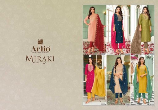 Artio Miraki by Kapil Trendz Cotton Silk Readymade Salwar Suit Catalog 6 Pcs 9 510x354 - Artio Miraki by Kapil Trendz Cotton Silk Readymade Salwar Suit Catalog 6 Pcs