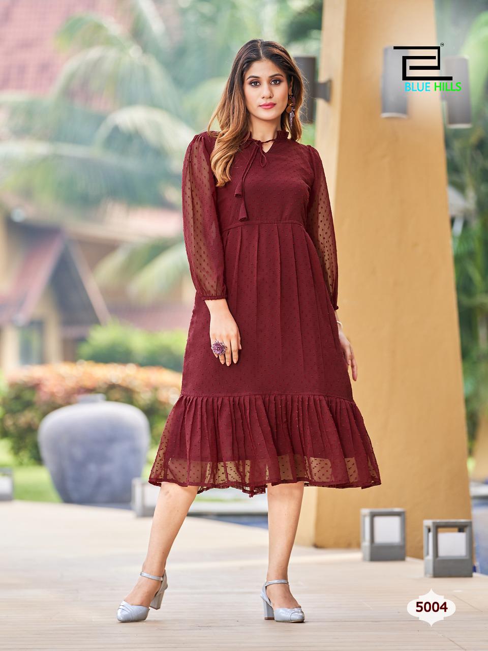Georgette kurti on sale online