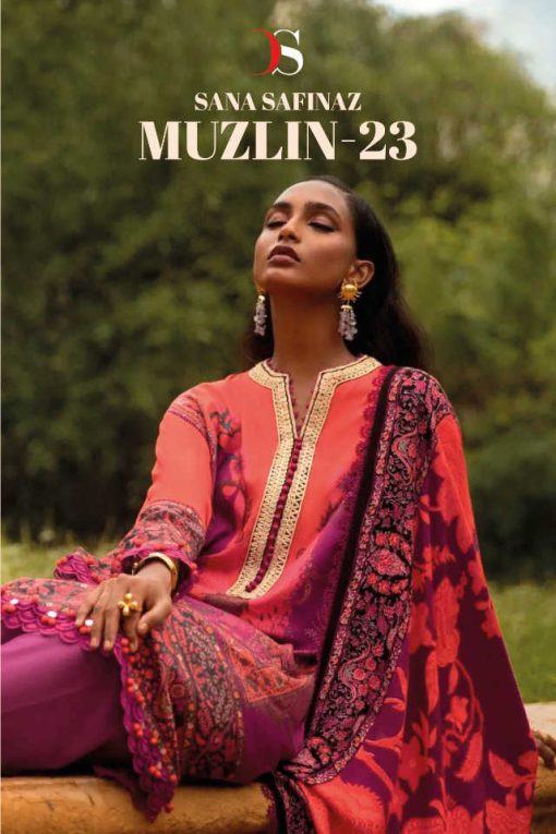 Deepsy Sana Safinaz Muzlin 23 Chiffon Cotton Salwar Suit Catalog 8 Pcs 1 510x765 - Deepsy Sana Safinaz Muzlin 23 Chiffon Cotton Salwar Suit Catalog 8 Pcs