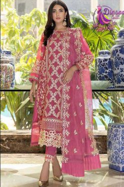 Dinsaa DS 147 Georgette Salwar Suit Catalog 4 Pcs 247x371 - Bilqis B 59 A-D Organza Salwar Suit Catalog 4 Pcs