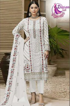 Dinsaa DS 148 Georgette Salwar Suit Catalog 2 Pcs