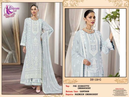 Dinsaa DS 158 Georgette Salwar Suit Catalog 4 Pcs 3 510x383 - Dinsaa DS 158 Georgette Salwar Suit Catalog 4 Pcs